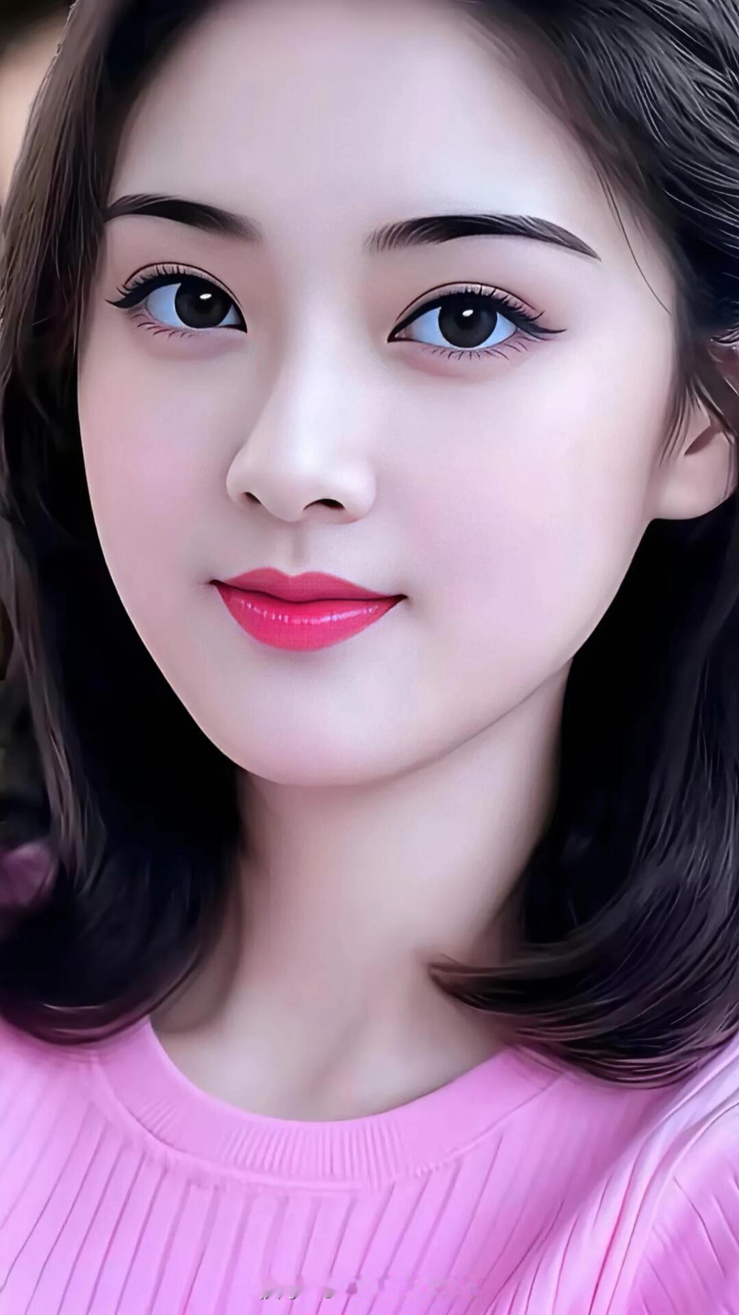 甜美粉嫩少女心，温柔笑容惹人爱💖