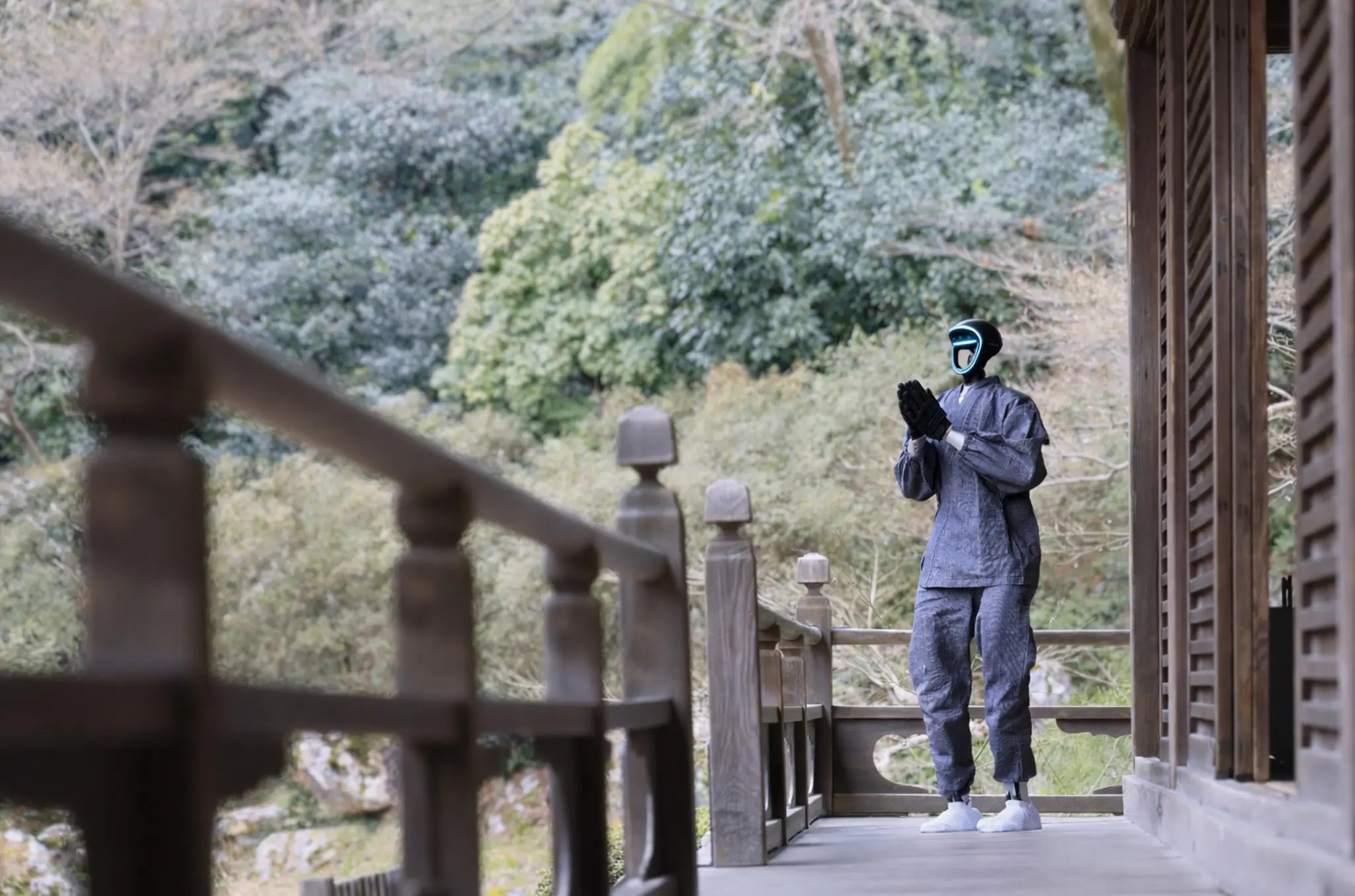 这是不是得是“电”字辈，贫僧法号：电禅热点观点日本把宇树机器人改成僧侣