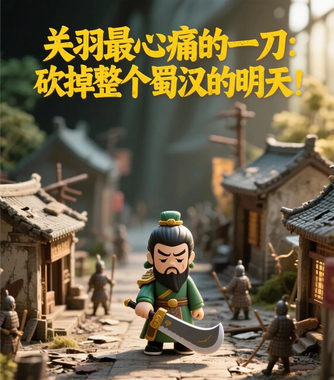 关羽最心痛的一刀：砍掉整个蜀汉的明天！都说英雄无悔，可关二爷临终时，肠子都悔青
