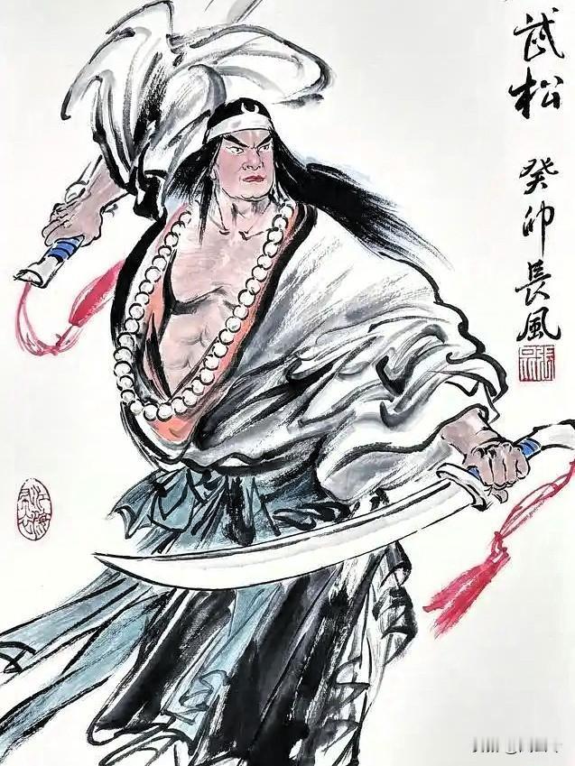 武松单手抛三五百斤大石头玩，甚至往天上扔了三次，原著里清楚写的是“抛扔”，不是搬