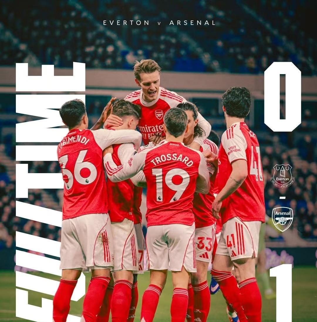 阿森纳：1-0客胜埃弗顿+半程冠军，但球迷瑟瑟发抖，看不到夺冠希望？曼城：3-