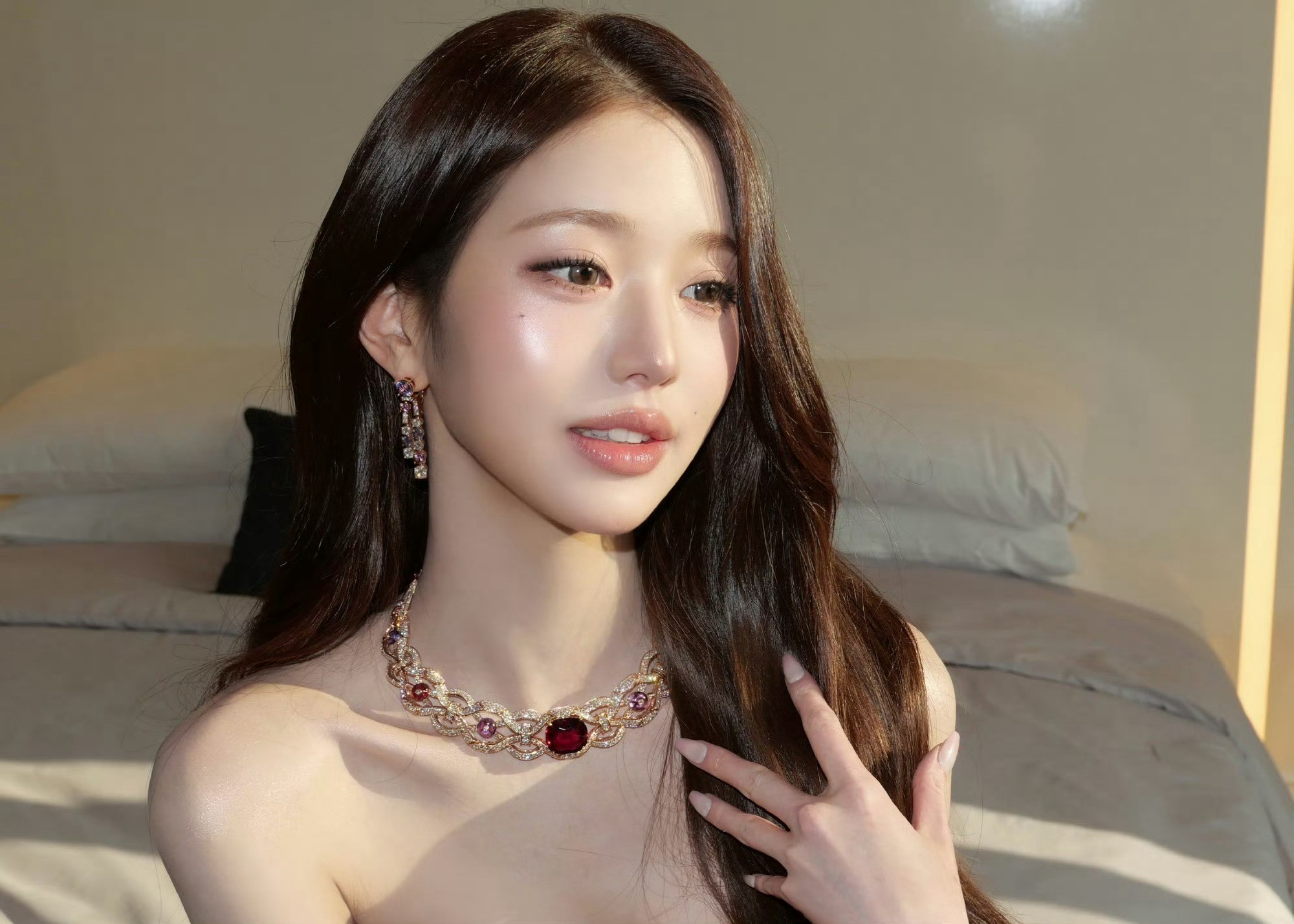 张元英长发及腰真的是天选爱豆来的