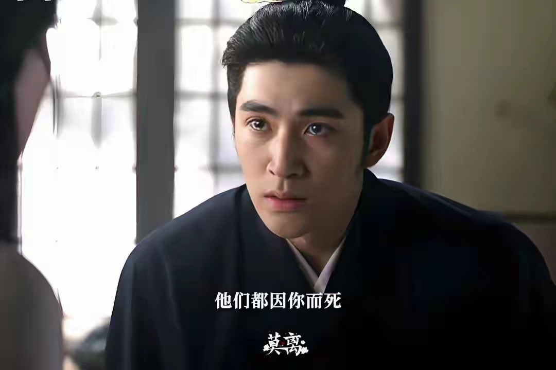 《莫离》墨景黎被斩于宫门前，他的视线没看向龙椅，也没看向墨修尧，而是越过人群