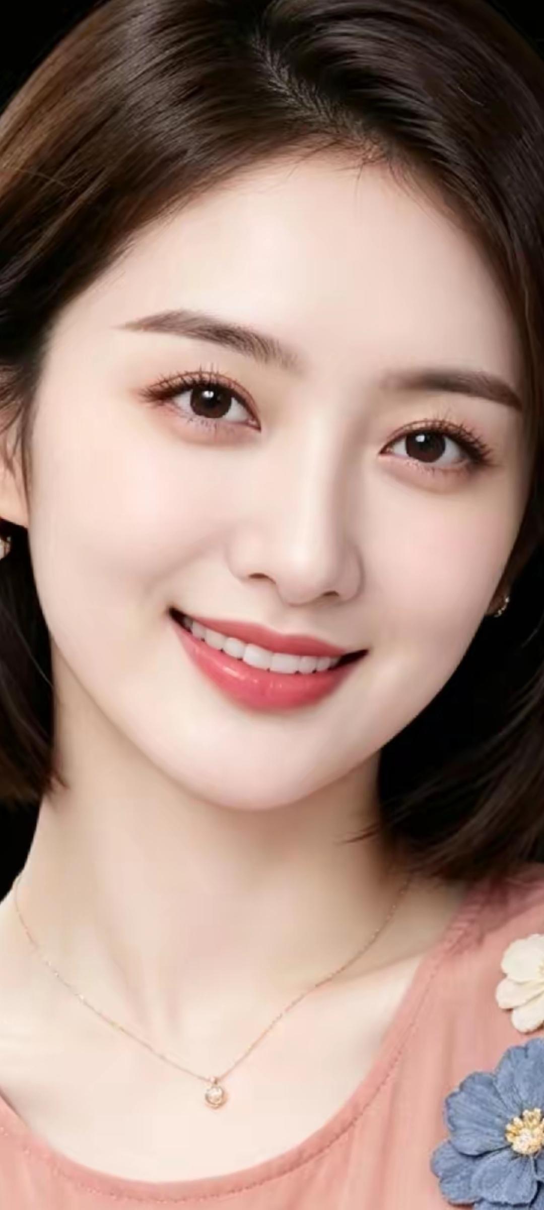 温柔甜美的微笑，散发着自然的光彩！🌟✨