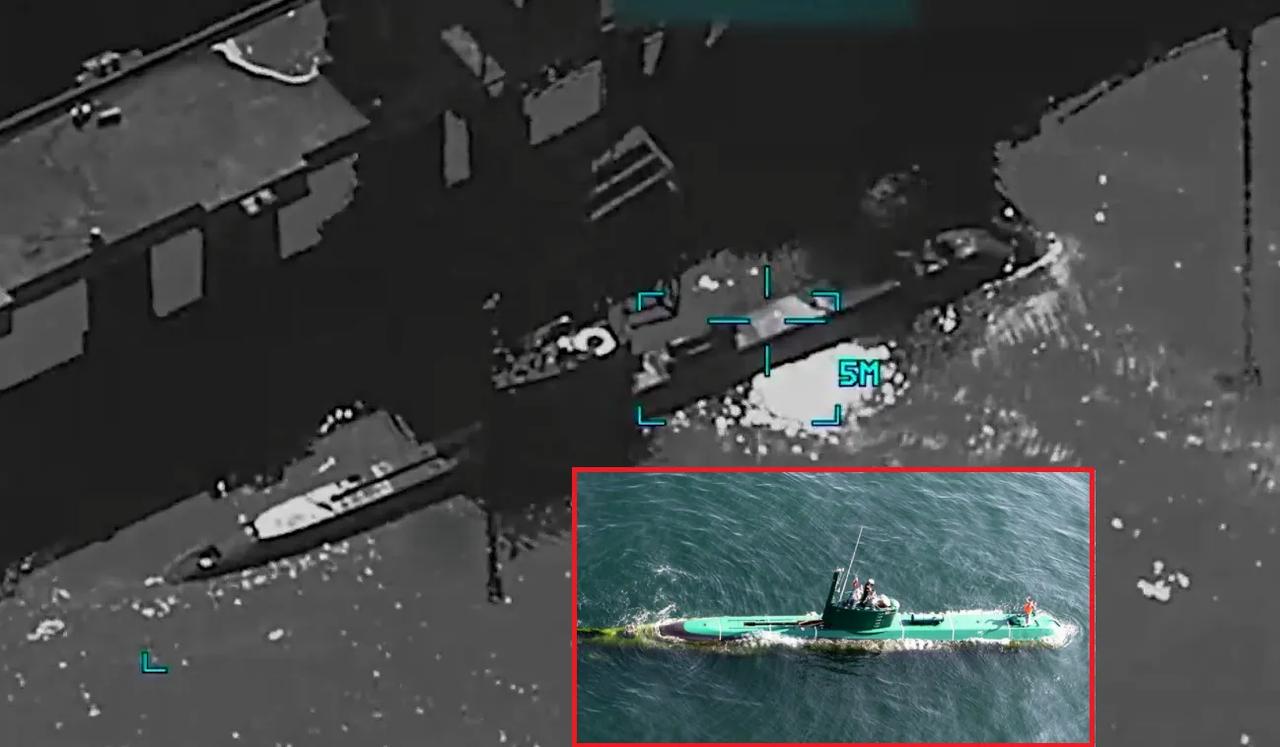 美军击沉了一艘停泊在港口的伊朗海军加迪尔级小型潜艇。面对美军的空中优势，伊朗没