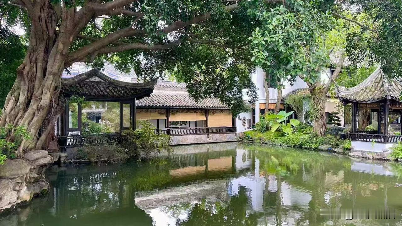 易园——藏在金牛坝的“都市桃源”（二）喜欢园林非遗课堂的楹联：无意名僵利锁