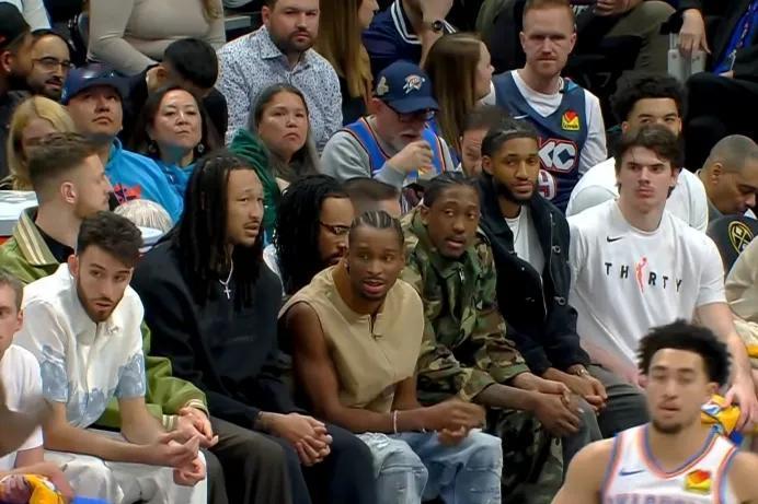 一石三鸟！雷霆放水太聪明了！卫冕冠军雷霆客场20分惨败掘金，戴格诺特罕见大面