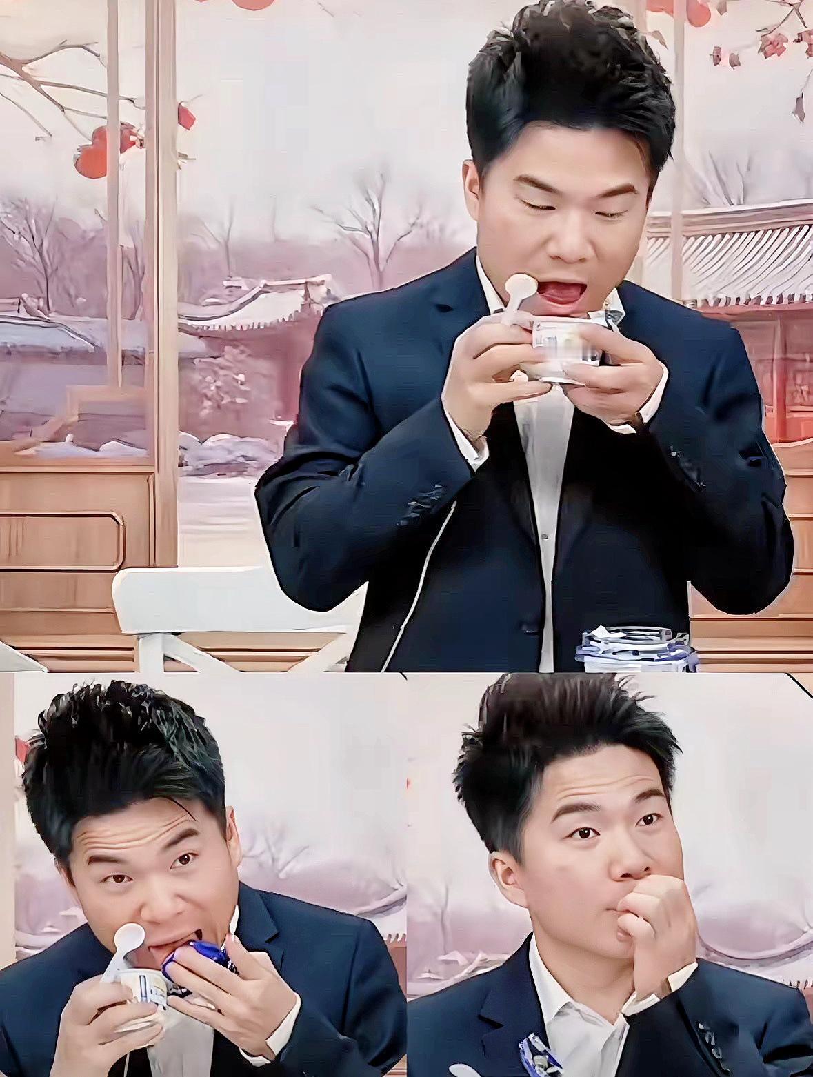 昨晚的董宇辉又让网友笑喷了！直播间介绍酸奶的时候，董宇辉打开酸奶盖，好熟练的