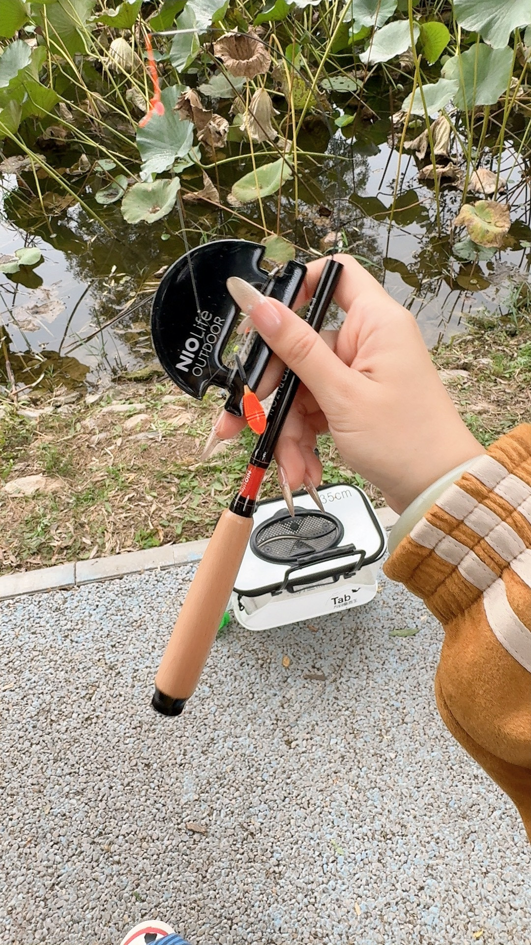 蔚来的NioLifeOutdoor真棒呀[抱抱]今天试试小手杆儿🎣不停上