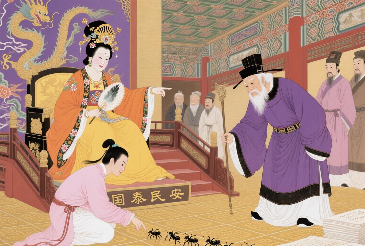 武则天吹男宠是奇才！朝堂数蚂蚁，狄仁杰怼：不如看奏折武则天时期的朝堂闹剧，真是