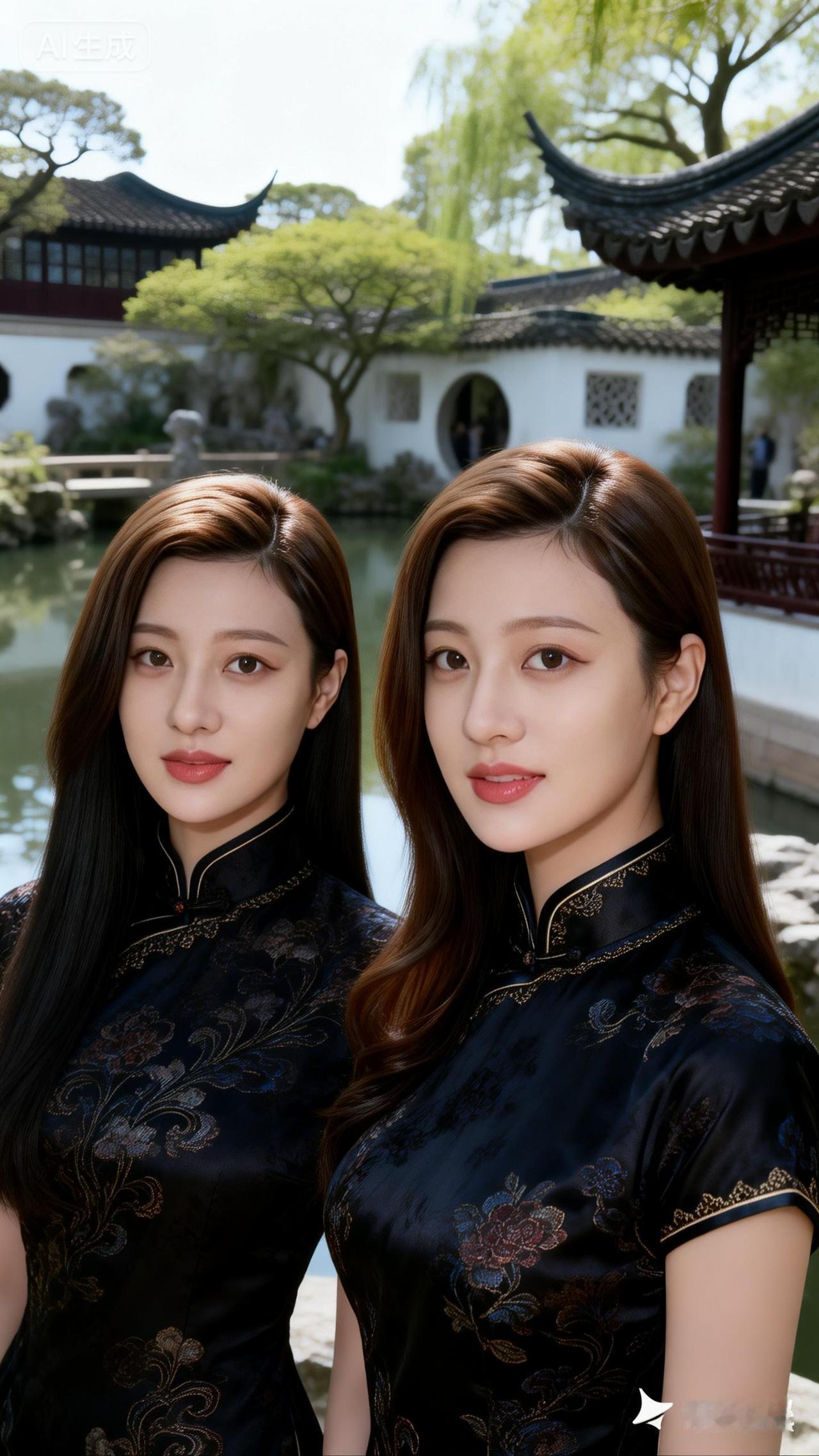 旗袍之美，尽在江南水乡。