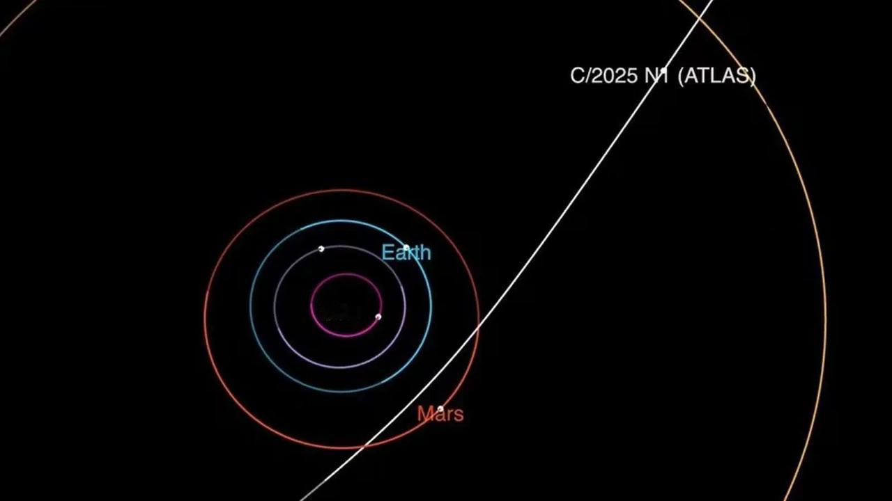美国科学家称在太空中新发现的飞驰实体可能是外星飞船美国宇航局/加州理工学院喷