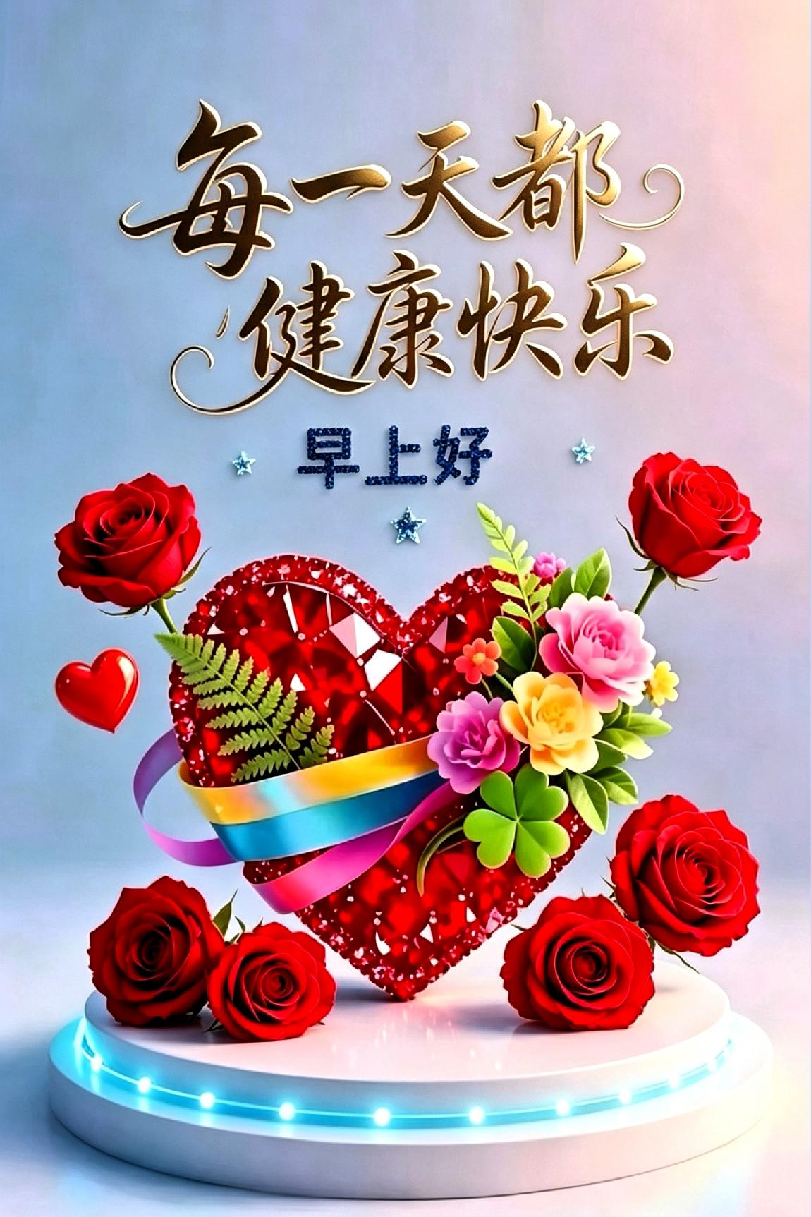 《早上好》晨起有清风，朝暮皆温柔，美好的清晨总能治愈人间所有琐碎。喜