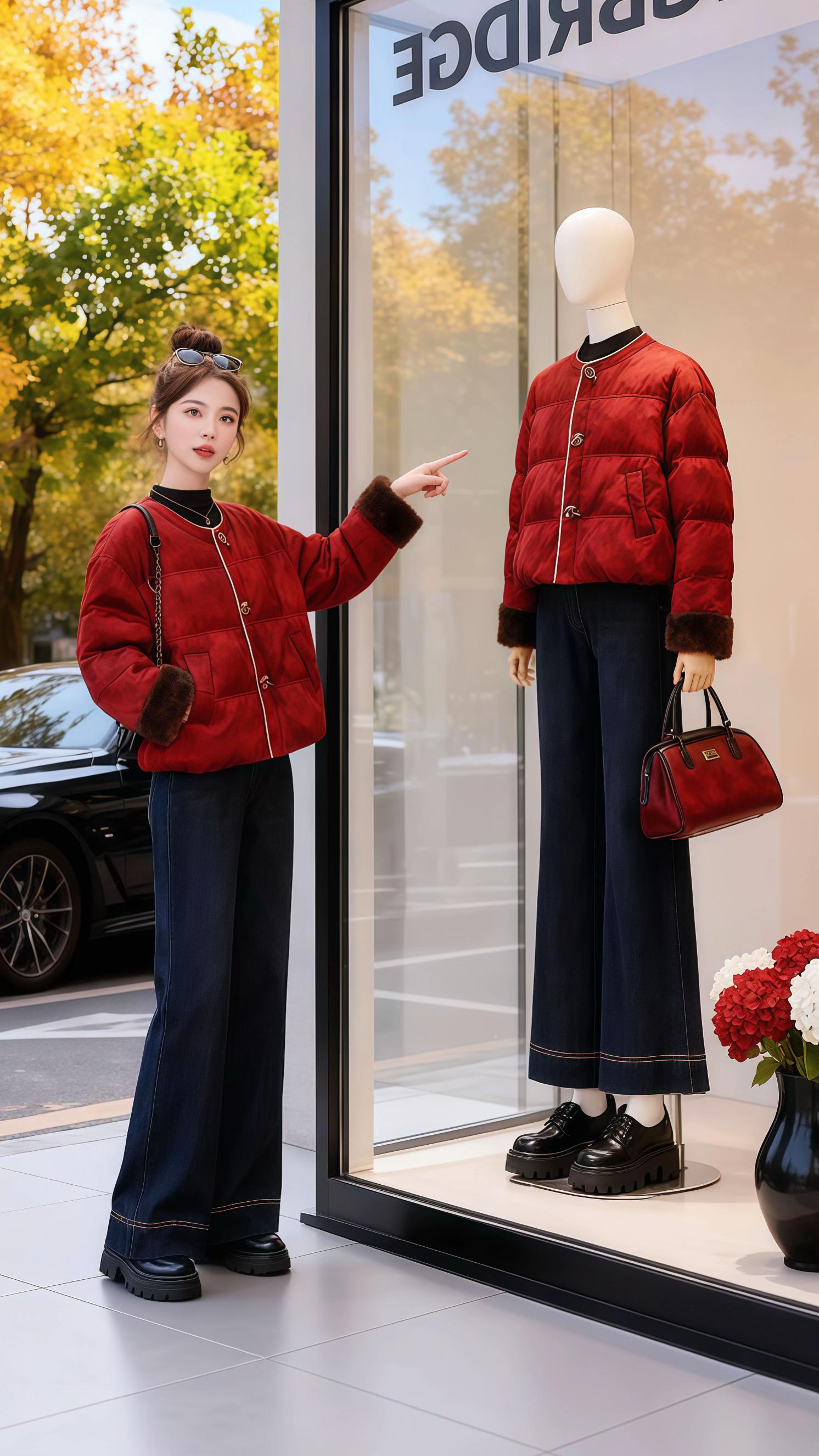 羽绒服国风古韵  遮肉显瘦保暖又好看 新中式羽绒服