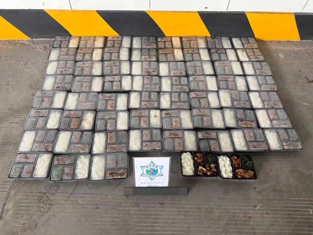 真是服了！为赚差价，男子偷偷运60多份盒饭进澳门，直接被海关拿下！真是什么事