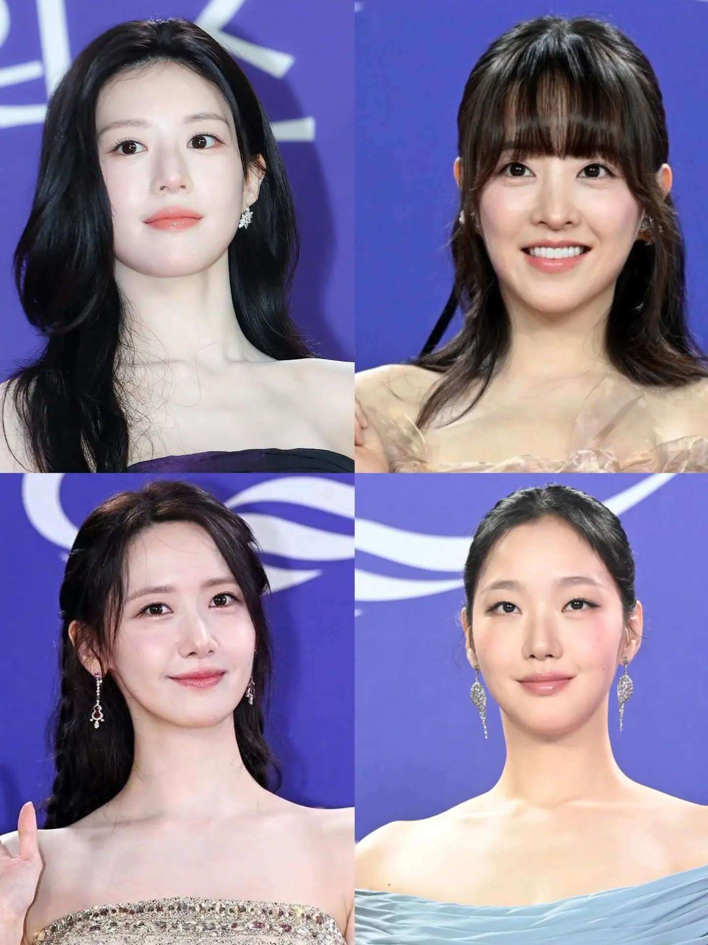 青龙系列大奖明星生图。青龙系列大奖明星生图 金高银、玄彬、朴智贤、朴志...