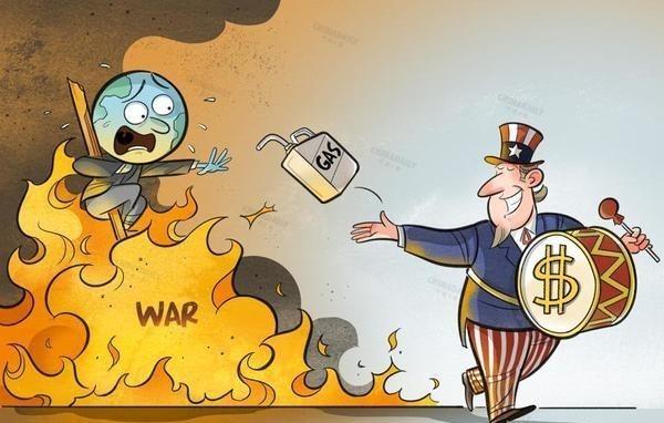 俄罗斯危险了，美国人真狡猾，先拱火别国打仗，当你二家打得你死我活两败俱伤时，美国