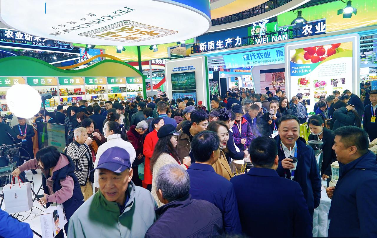 智绘陕西【走进农高会C馆:一馆藏尽三秦农味与科技温度】踏入农高会C馆,陕西特色农