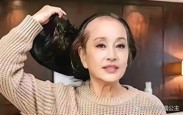 76岁刘晓庆太勇了，公开摘假发，展示真实的自己，这状态已经完胜很多同龄人了！庆奶