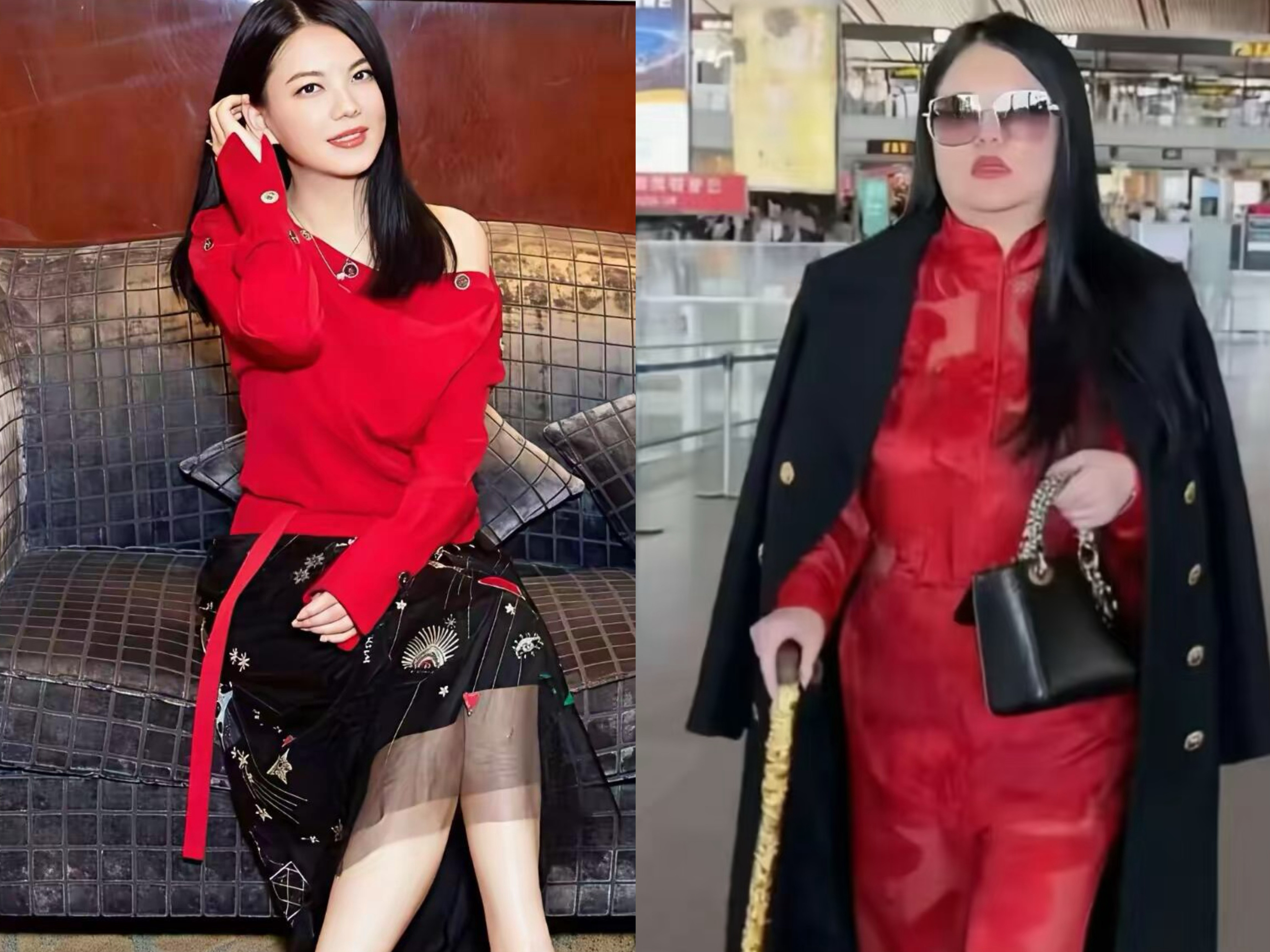 李湘气得把瘦瘦的照片翻出来了李湘胖过瘦过就是没穷过…[doge]​​​