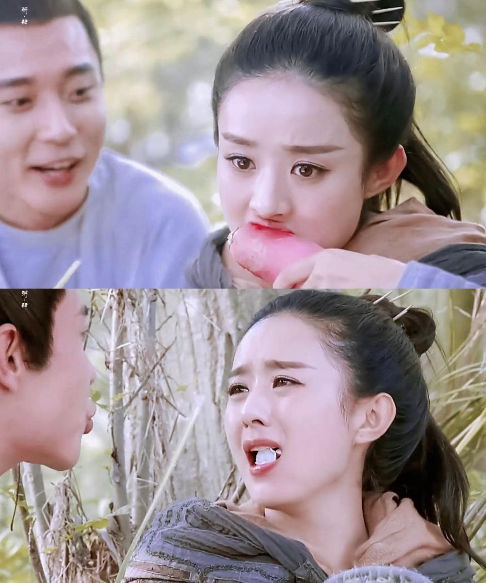 提及赵丽颖的来时路，应该没人能拒绝小骨啃萝卜这个演技吧，简直萌人一脸。记得