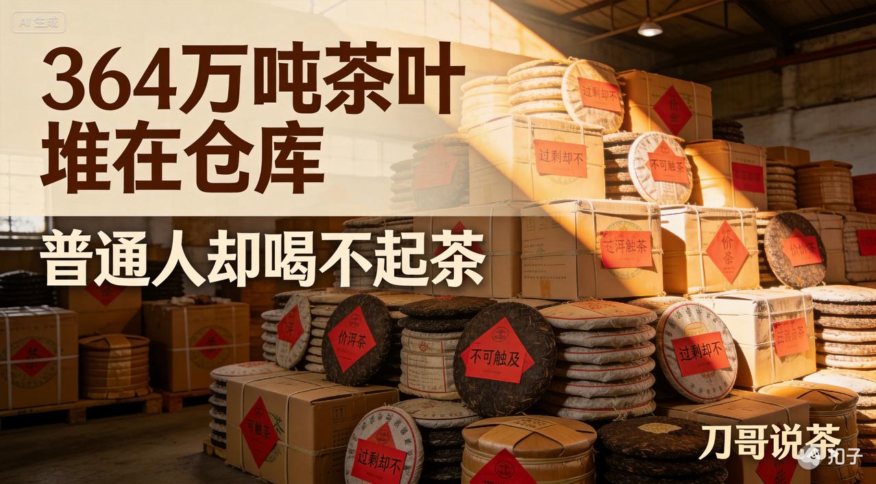 全国每年产364万吨茶叶，国内只卖掉237万吨，上百万吨堆在仓库。但你以为茶叶