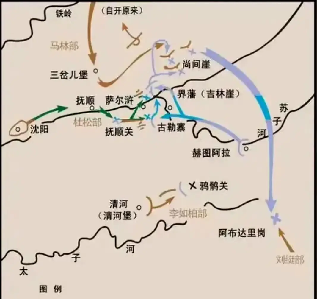 萨尔浒之战，明军几乎没有赢的可能性