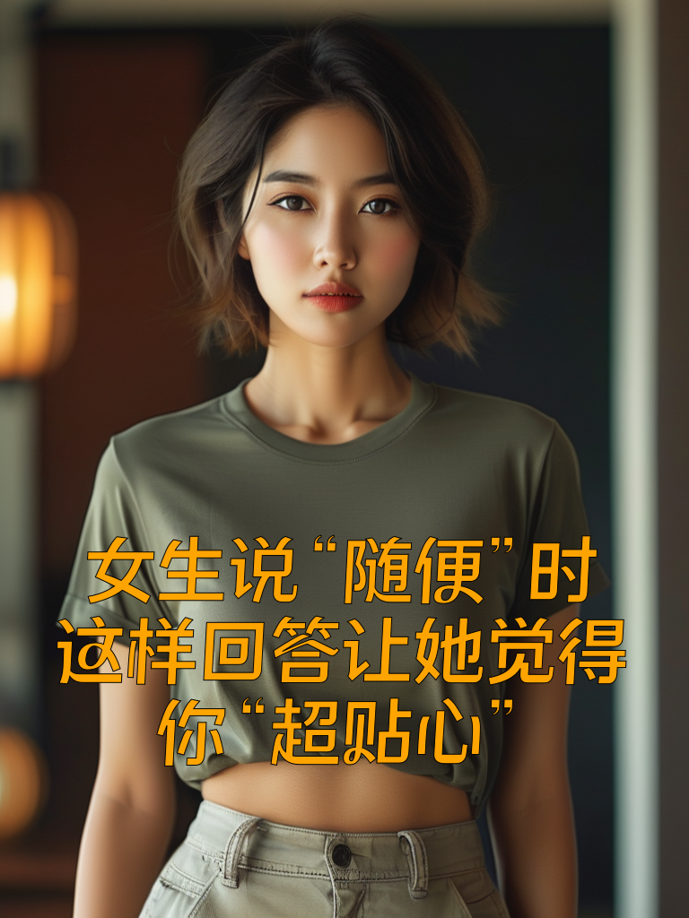 女生说“随便”时，这样回答让她觉得你“超贴心”