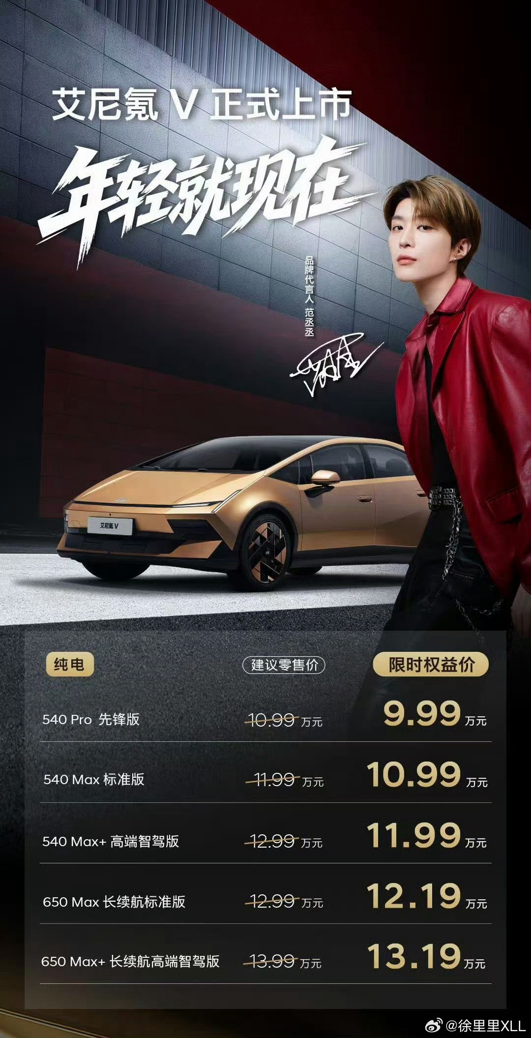现代这车9.99万起？电池肯定不可能是三元锂。但却是宁德时代的磷酸铁锂。电机也不