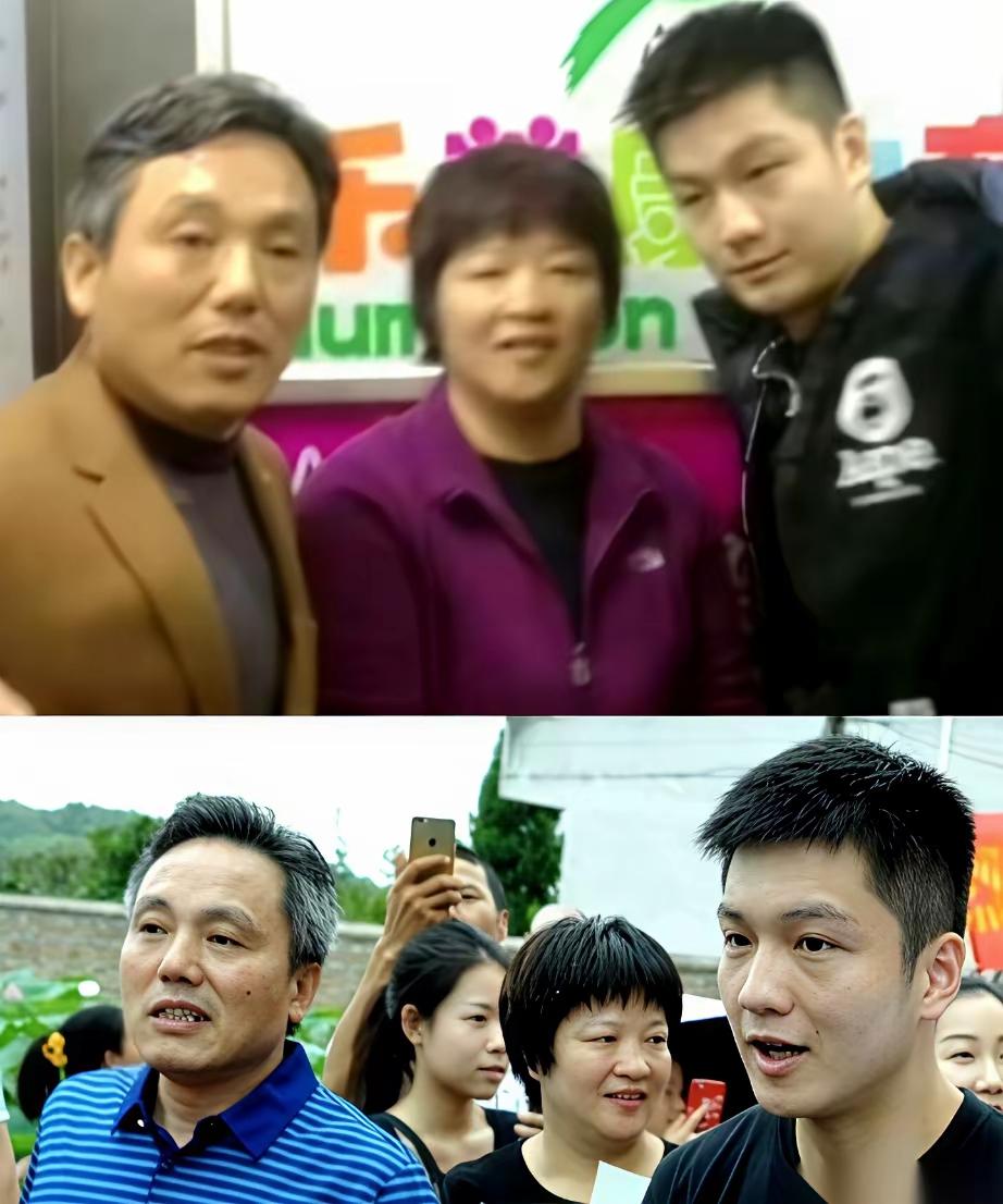 樊振东爸妈这波操作，看完真的鼻子一酸。记者追着采访，老两口躲着不见，电话里