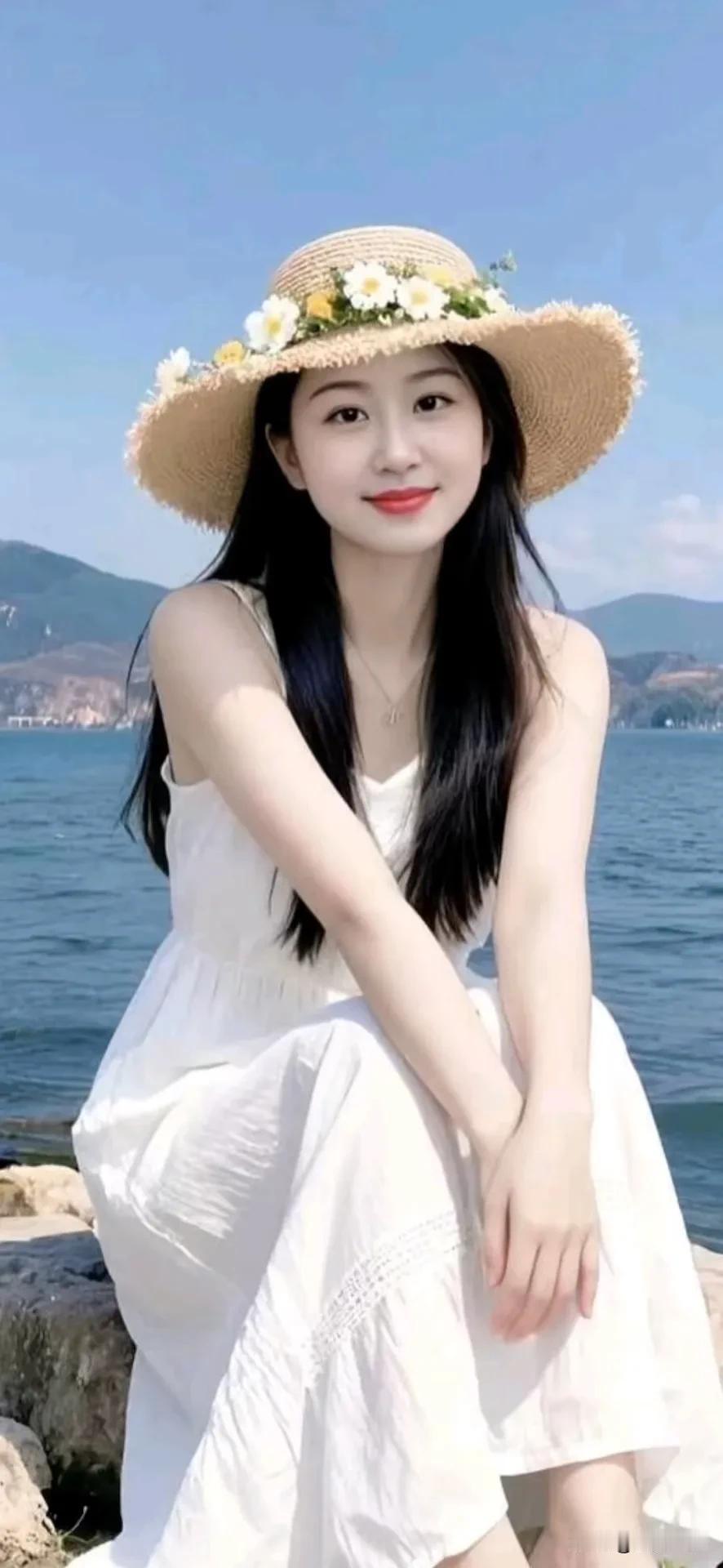 青纯甜甜美女，气质满满很漂亮！