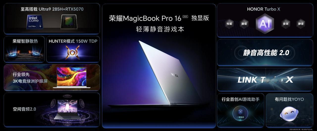 荣耀MagicBookPro系列来了。依旧是很有激情的主讲人。这应该是荣耀