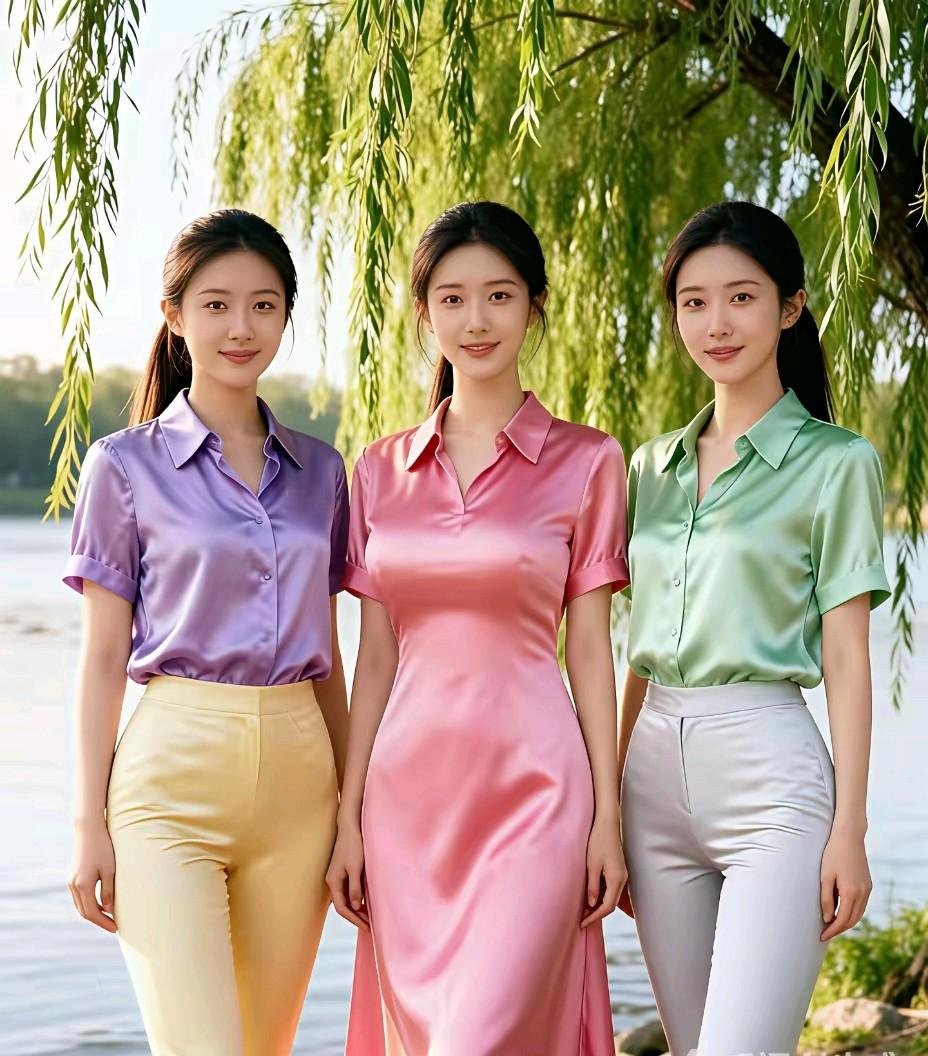 我就喜欢中间的这位美女，看着温柔大方又体贴。