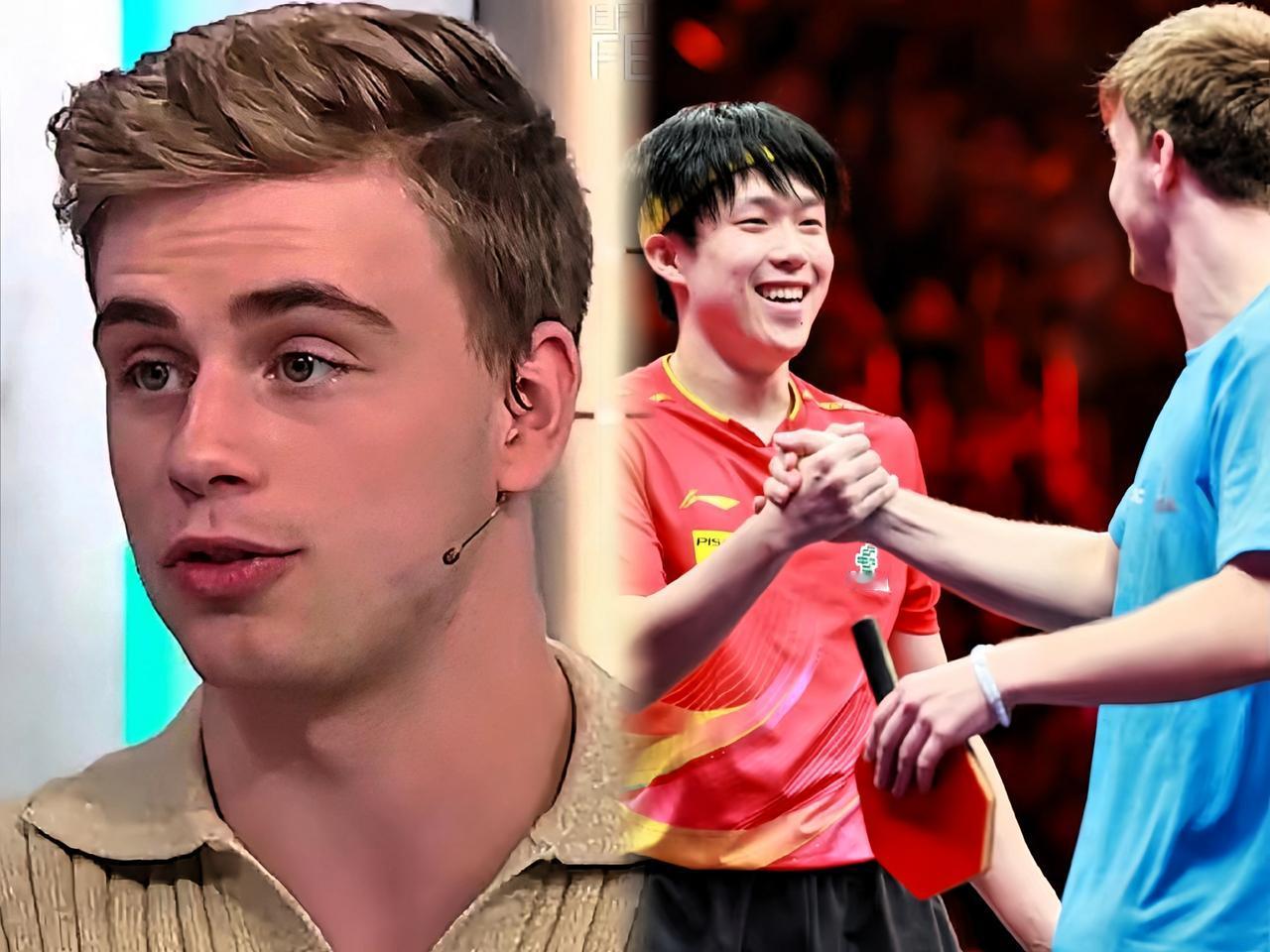 小莫回国后聊到王楚钦，可真诚了！他说：“王楚钦是我特别好的朋友，奥运会