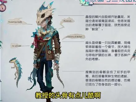 教授超帅的头骨造型 教授怪念集时装爆料