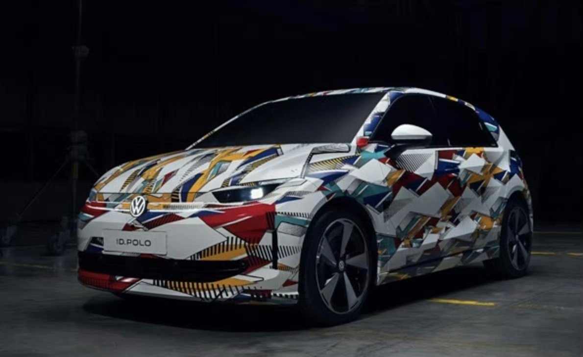 IAA2025大众ID.Polo预告图发布Polo这款车大家都很熟悉，那么电动