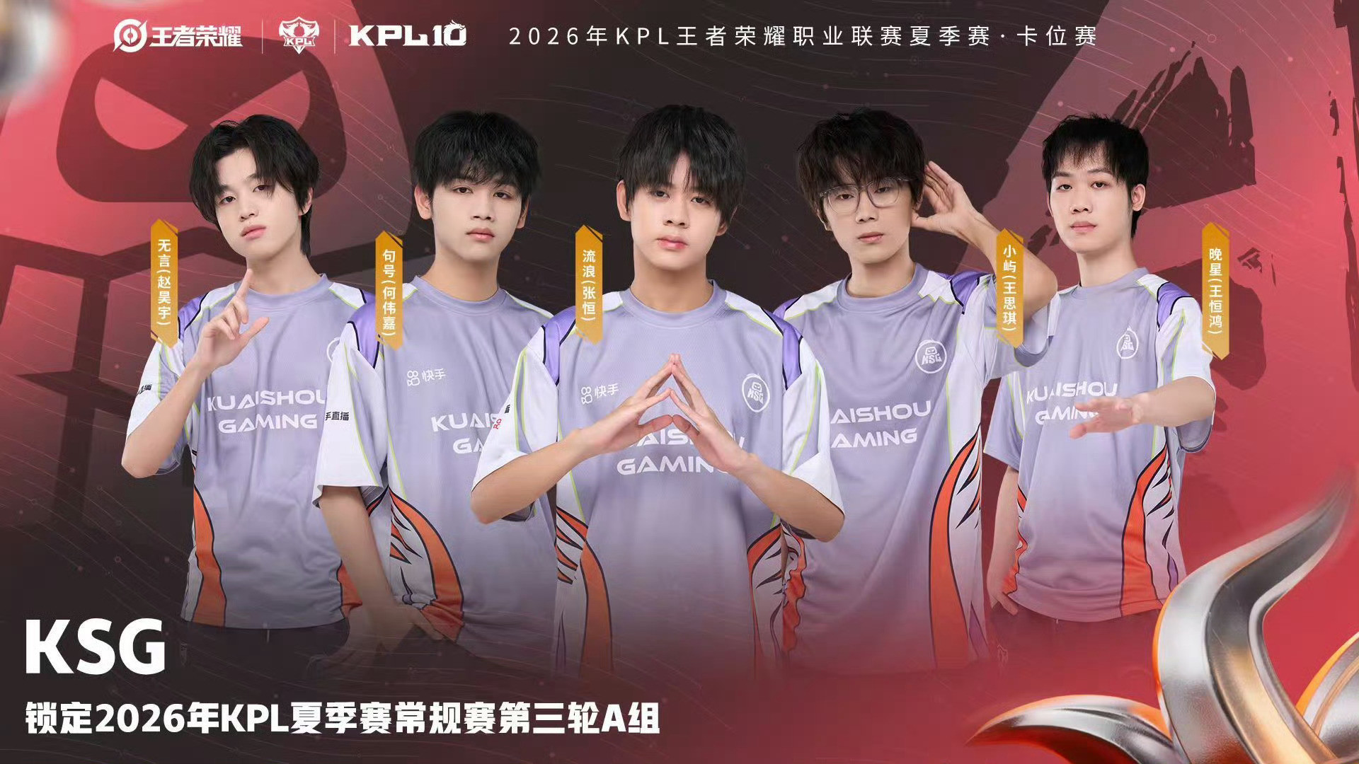 KSG锁第三轮A组KSG锁定第三轮A组！卡位赛失利后总结经验，用更强大的姿态迎接