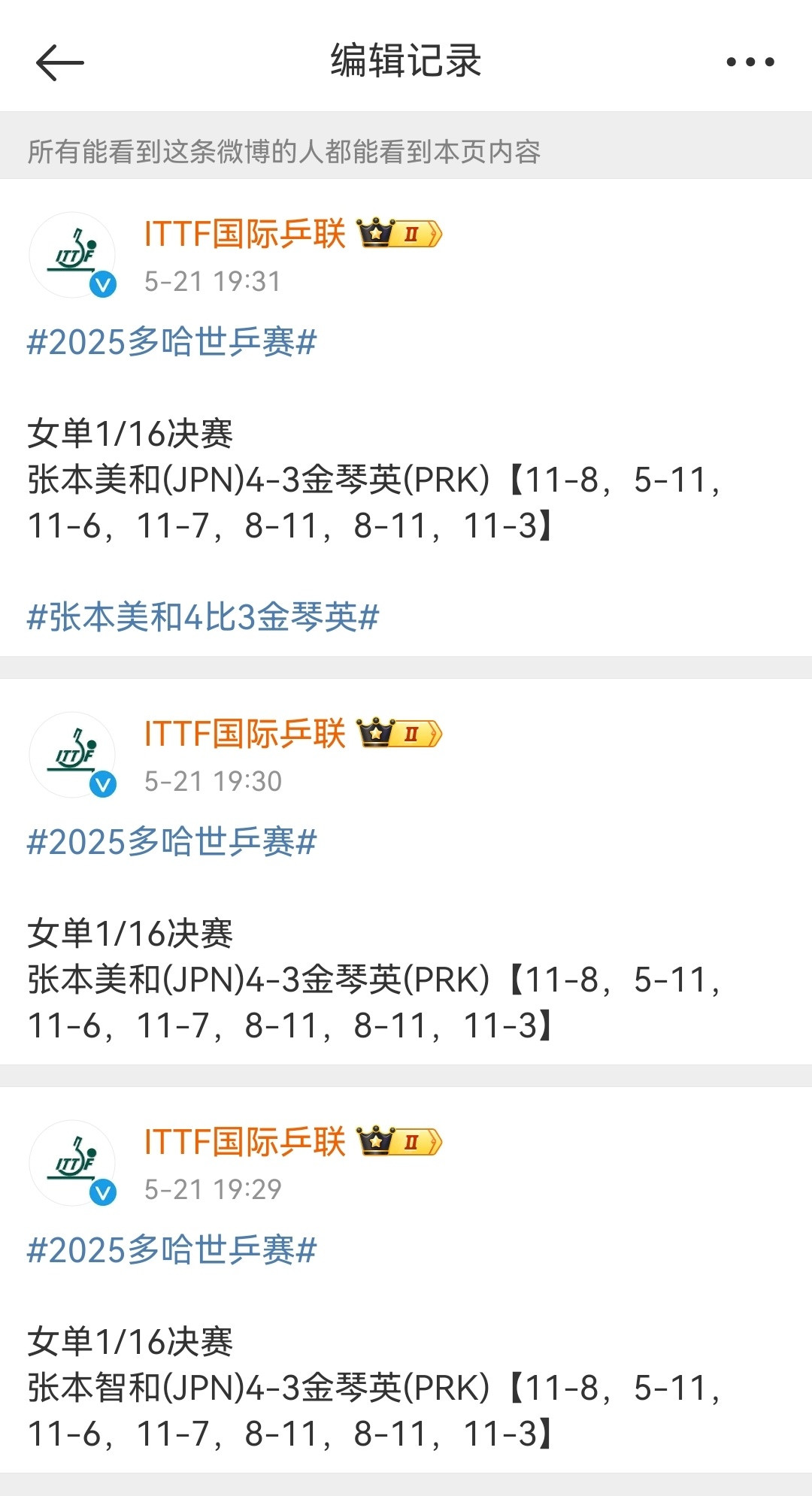 哈哈哈哈全世界最好浑水摸鱼的工作—国际乒联的皮下​​​