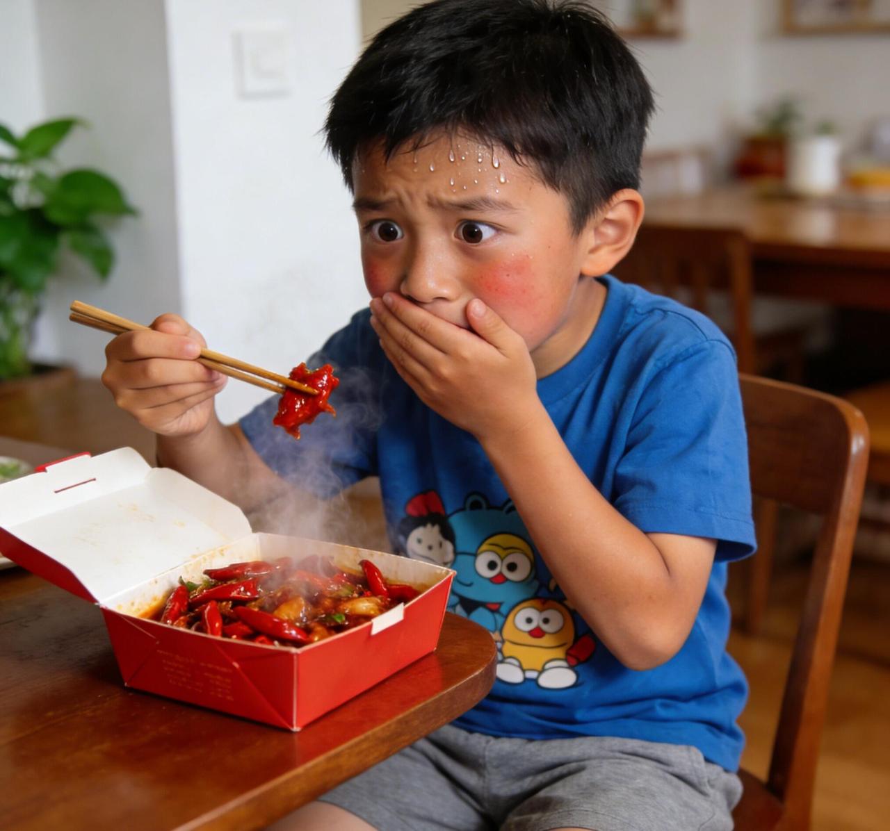 最近网上有个事挺热闹的。说是有个七岁小男孩，在楼道里玩的时候，把邻居点的一份“变