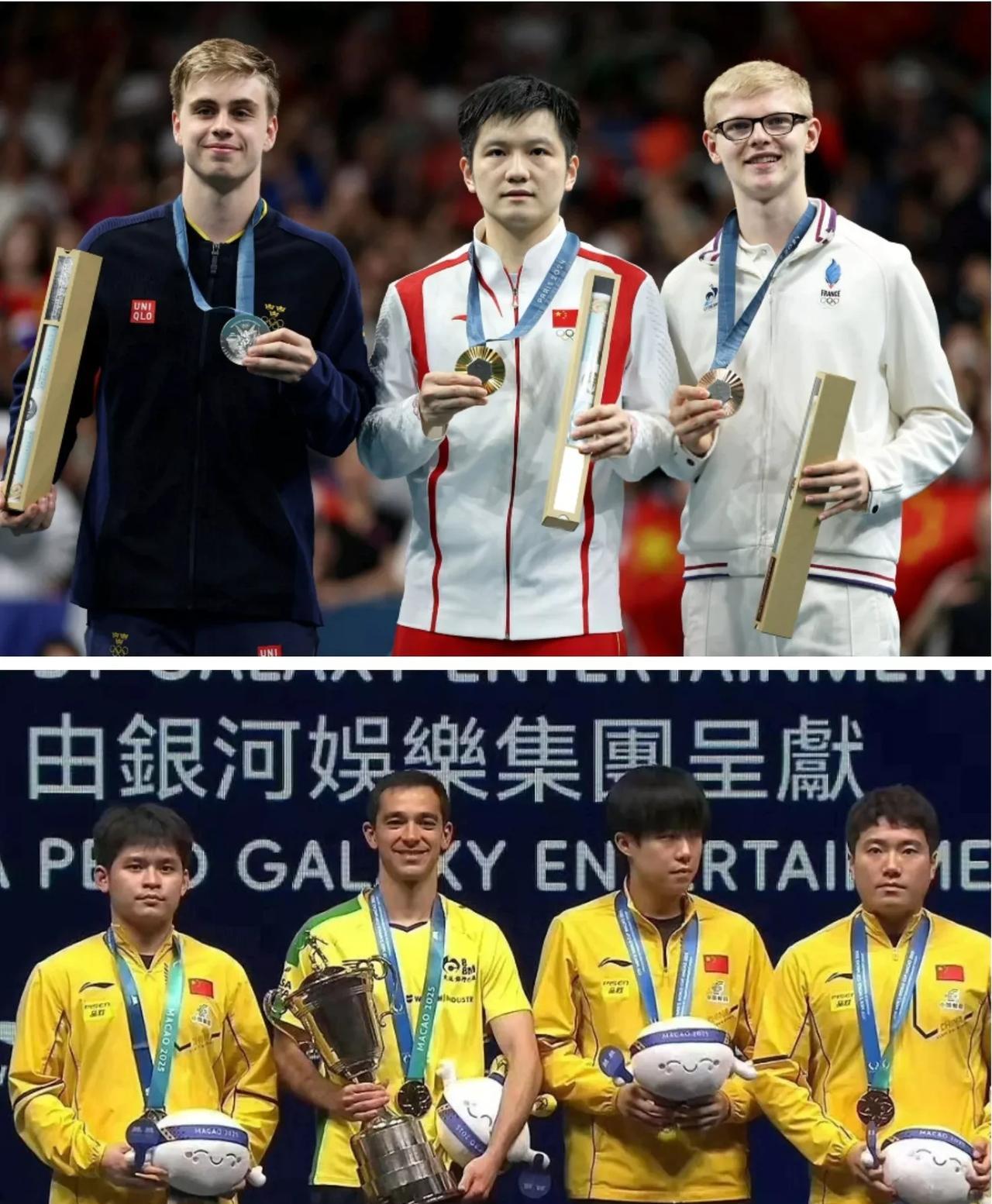 古人言，三个和尚没水喝这句话用在乒乓球也很适用巴黎奥运会的时候，男单四强中有