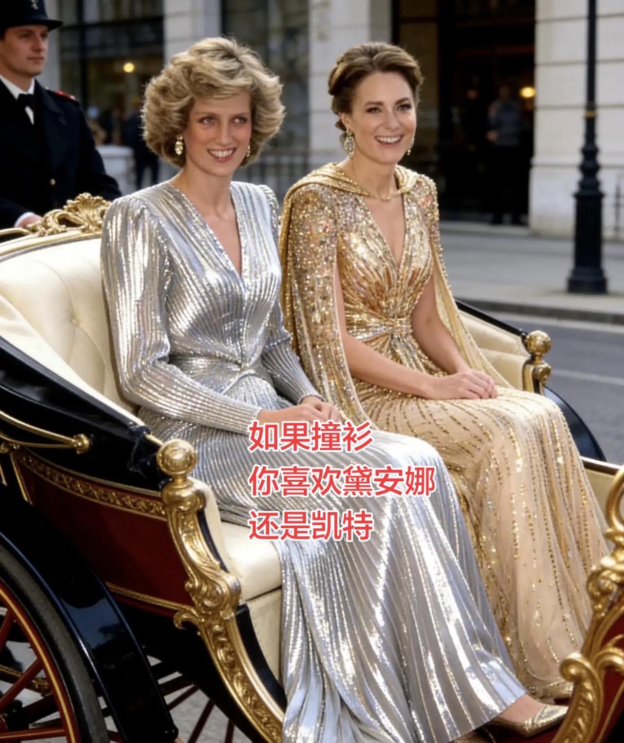 英王室黛安娜王妃凯特王妃撞衫撞衫不可怕