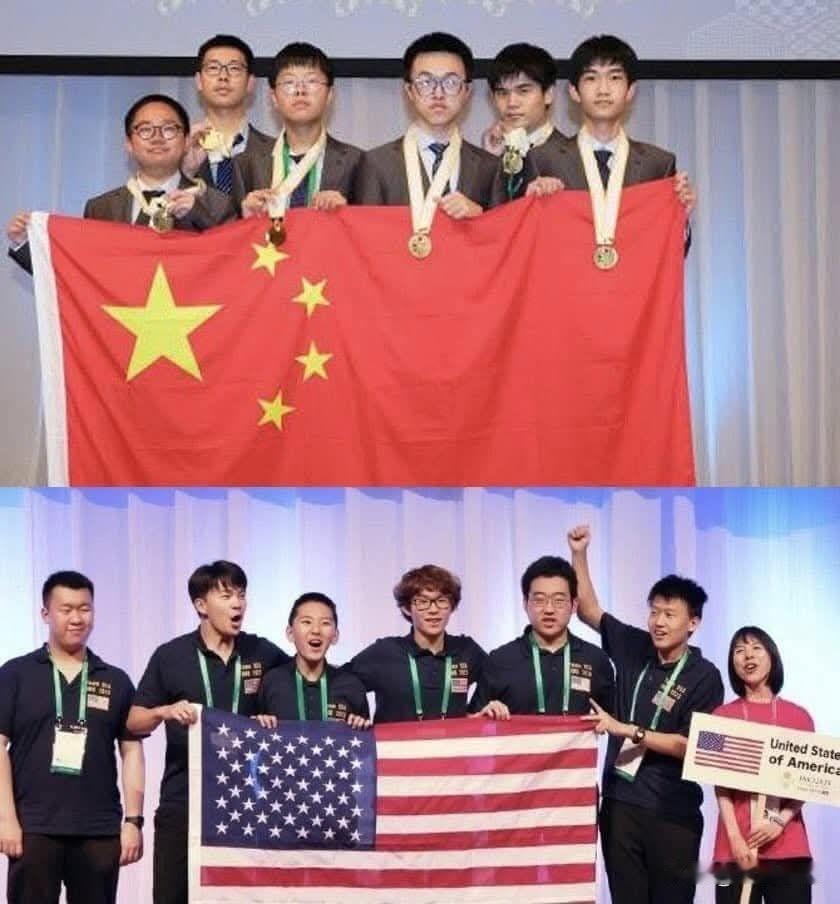 中美奥数竞争激烈中美在各个领域竞争，在奥数（国际数学奥林匹克竞赛）上也不出意外