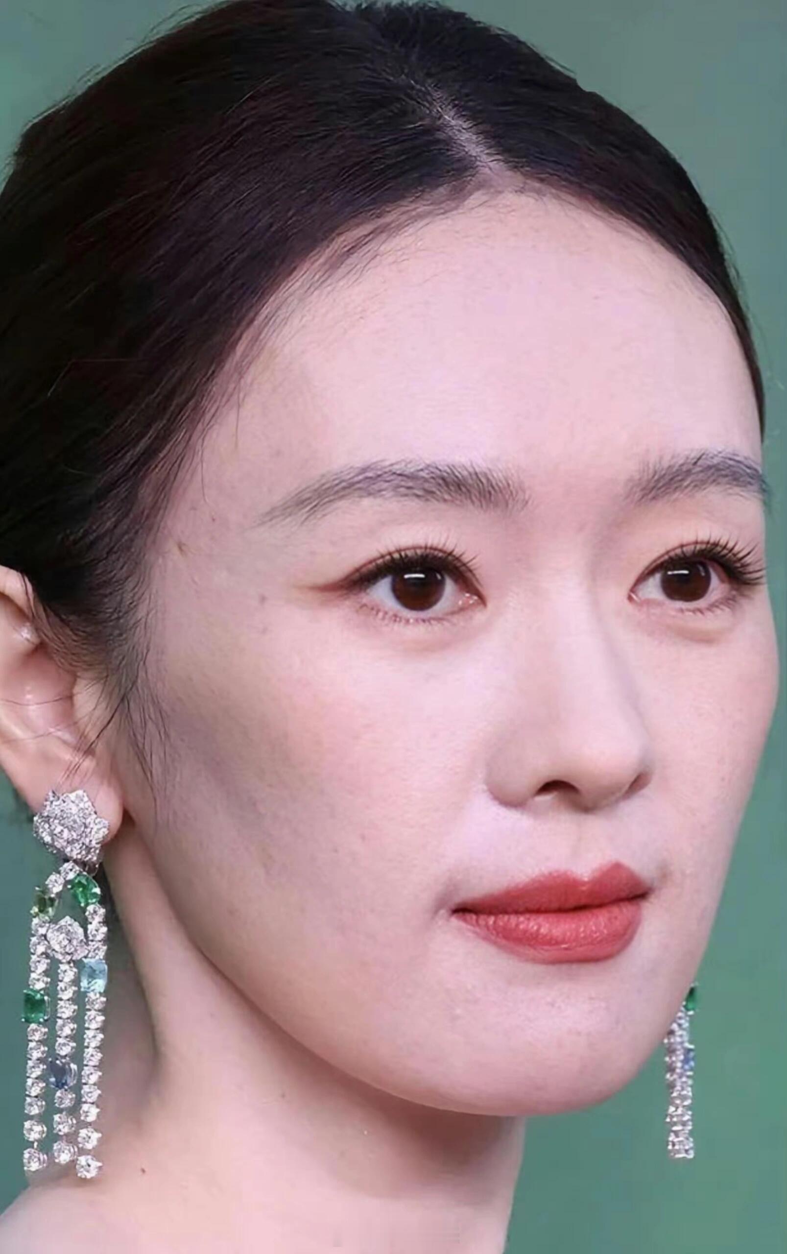 离开滤镜的女明星脸部状态