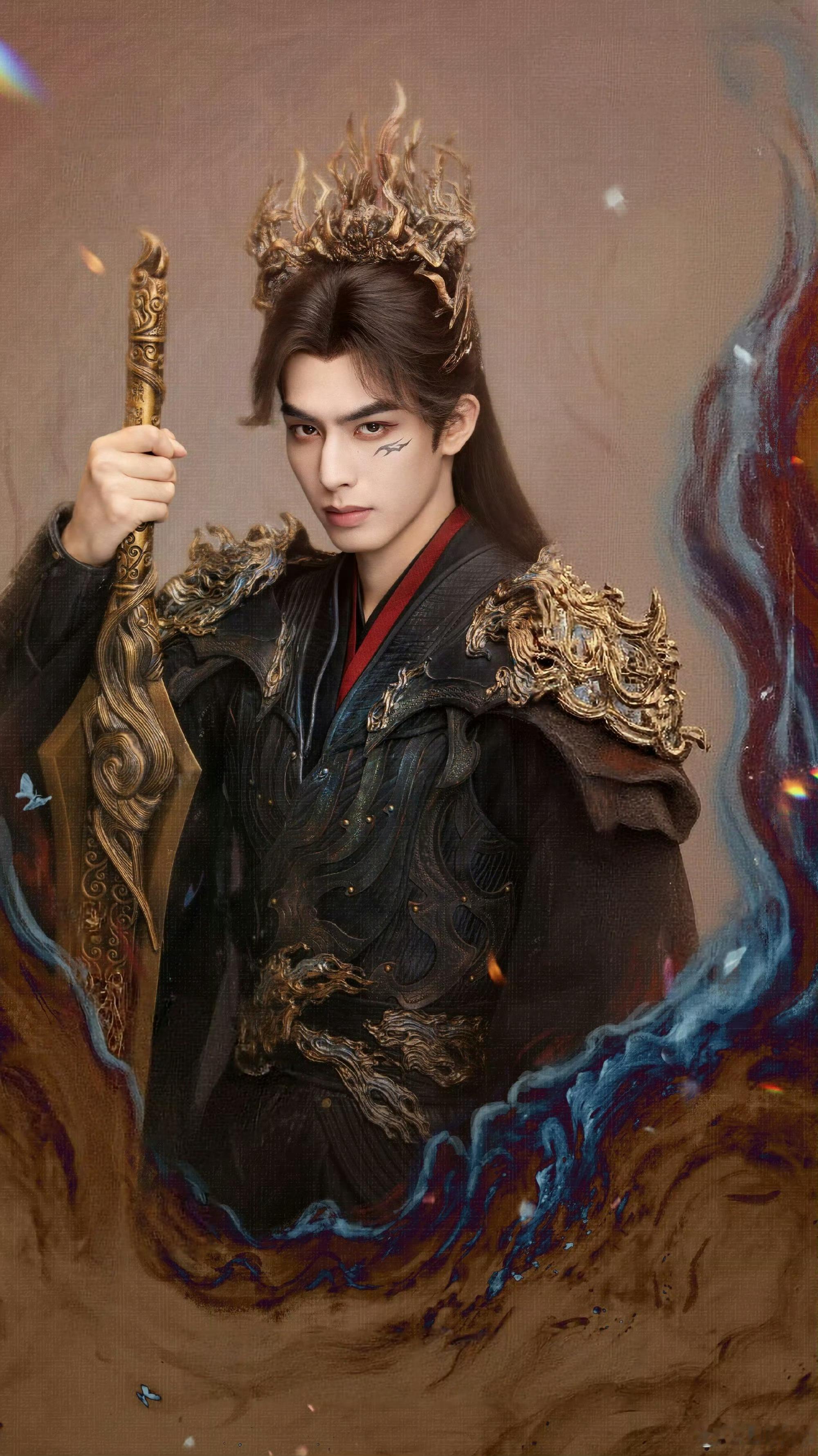 宋威龙第一次演仙侠不敢想宋威龙这张权威的建模脸居然是第一次演仙侠，尤其是夜叉魔尊
