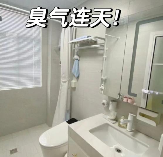 朋友家卫生间，臭了整整半年！那股味道，像死老鼠混着下水道，熏得人直犯恶心。他试过