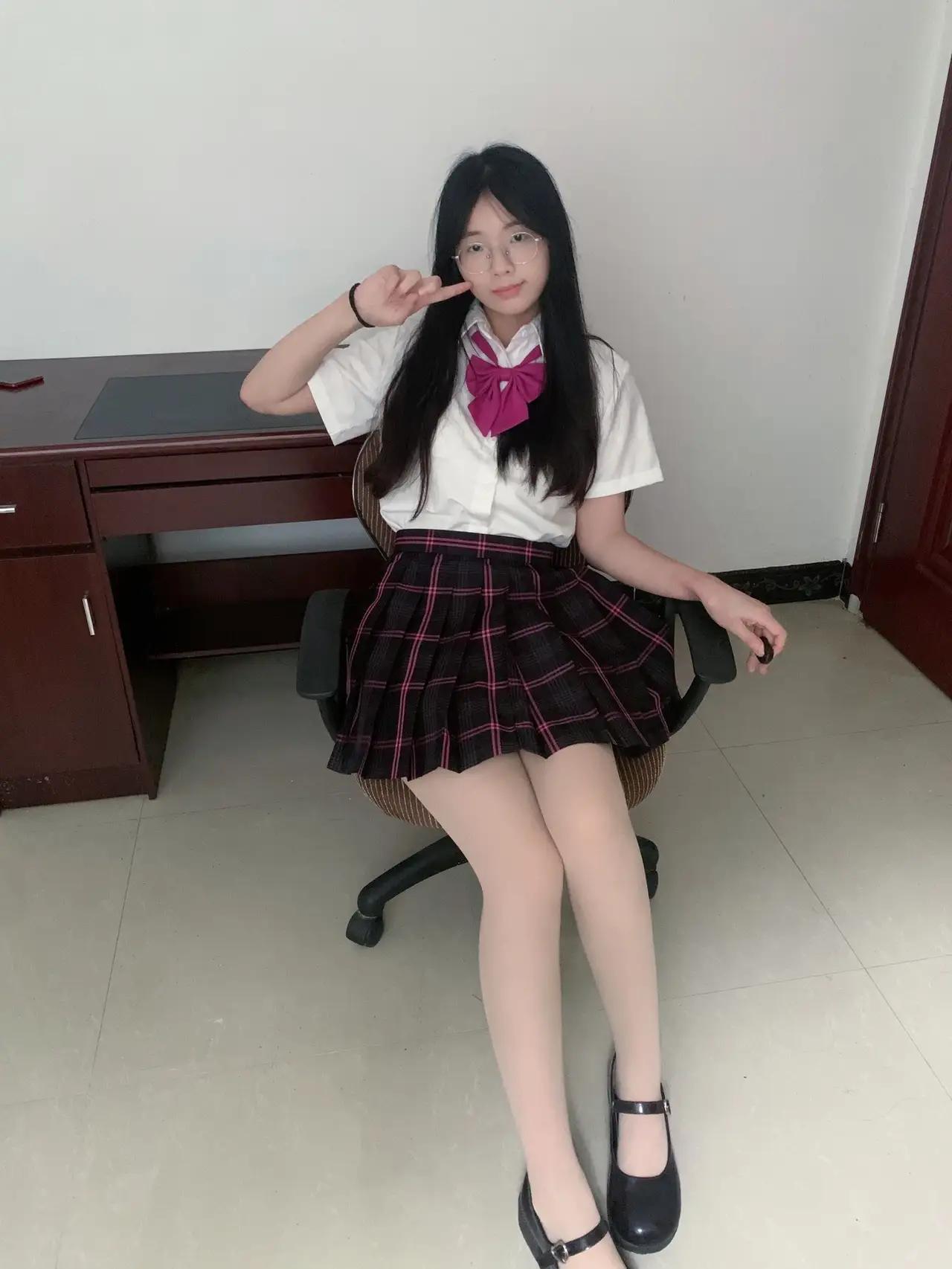“青春校园风，甜美少女心”💕📚👸🏻纯真少女感少女清纯风清纯校服风甜