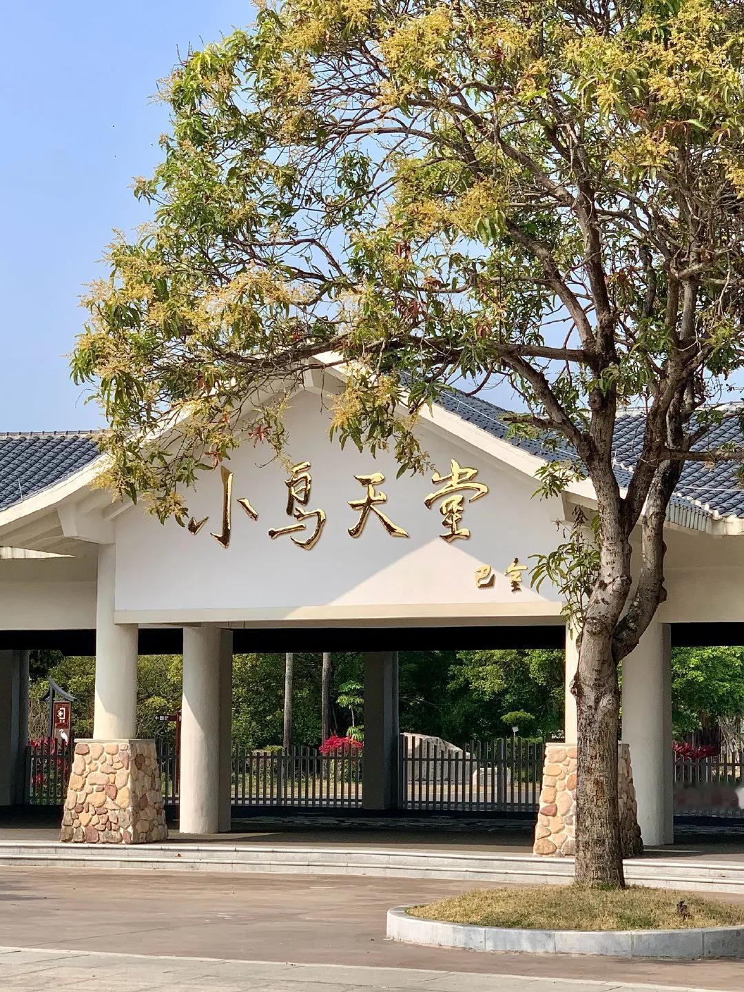 新会掠影：巴金笔下的小鸟天堂小鸟天堂位于：广东省江门市新会区天马村附近据传