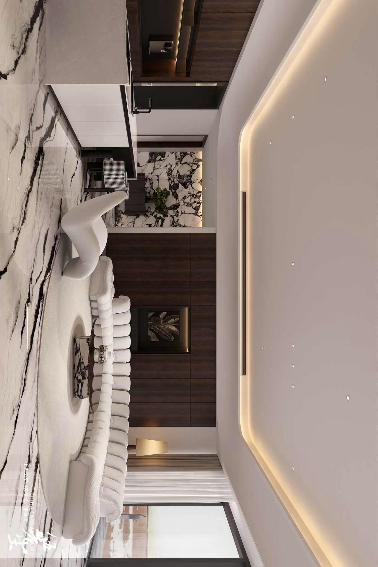 一套极简大平层，米拉制造。不知道说啥，就是一套舒服的大平层，风格，其实...