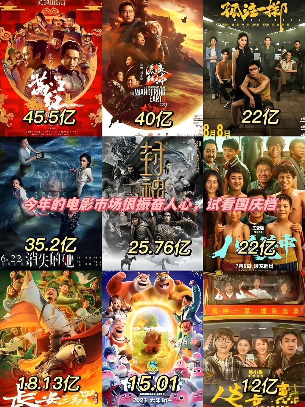 2025年国庆档电影市场热闹非凡，超10部影片定档，涵盖战争史诗《志愿军：浴血和