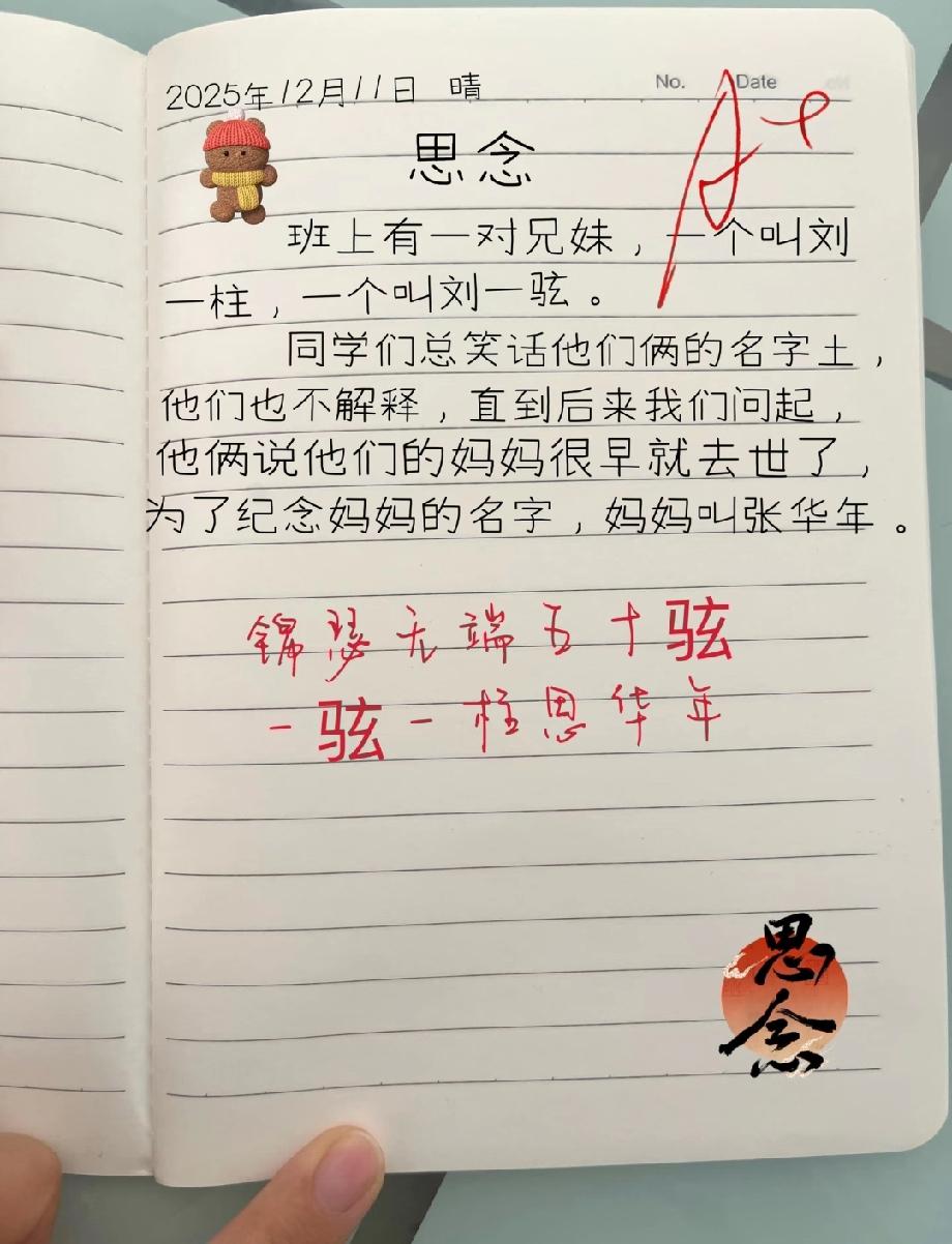 被这对兄妹的名字破防了，妈妈叫张华年，他们的名字藏着无尽思念！